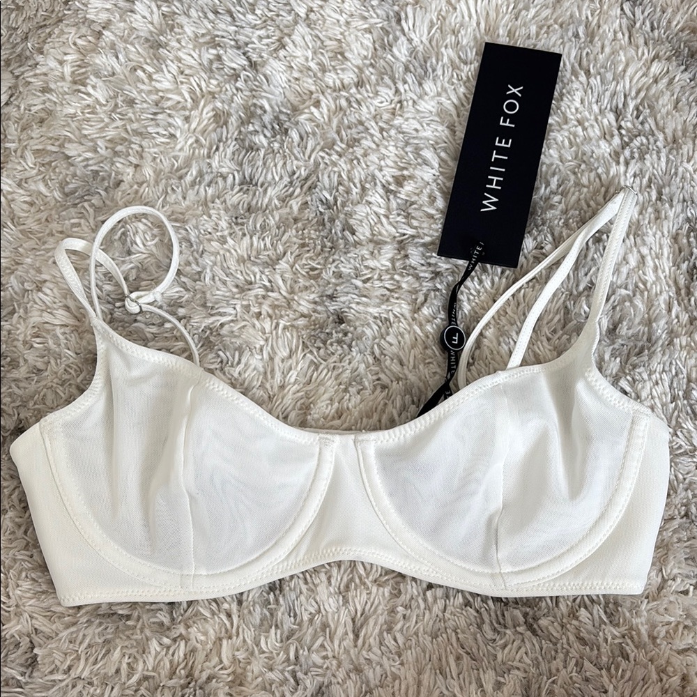 White Fox Boutique White Underwire Bra